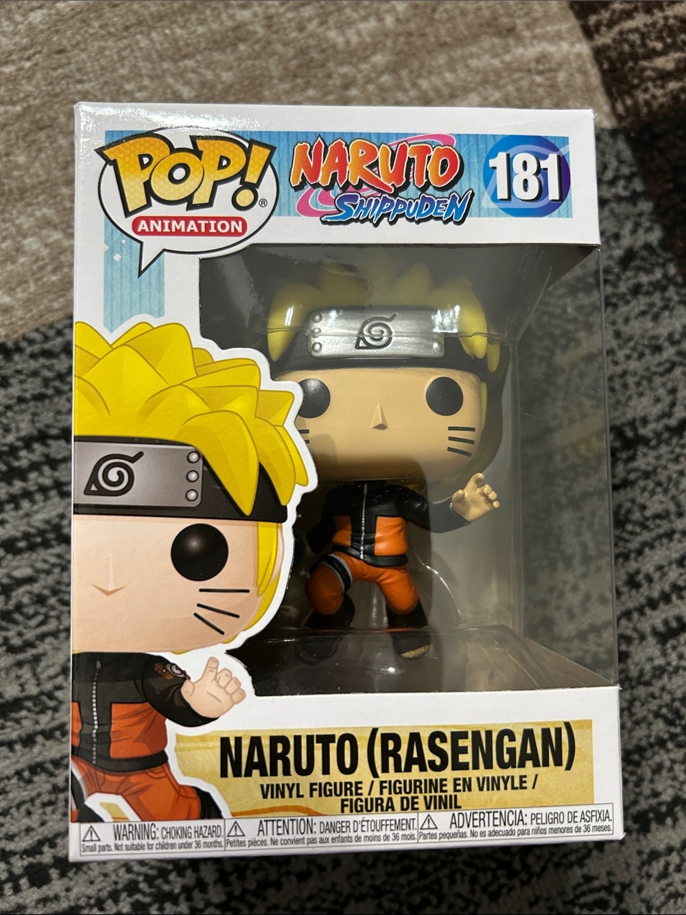 Pop Naruto (Rasengan) Vinyl Figure - Yellow/Orange/Black